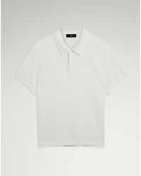 dunhill - Luxury Ad Cypher Cotton Pique Short Sleeve Polo - Lyst