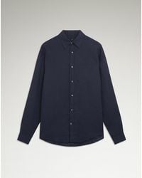 dunhill - Luxury Linen Button Down Shirt - Lyst