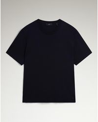 dunhill Ad Insignia Cotton T-Shirt in Blue for Men | Lyst