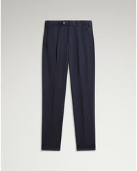 dunhill - Herren Luxury Hose Aus Wolltwill Mit Einzelner Bundfalte - Lyst