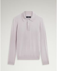 dunhill - Uomo Luxury Polo A Maniche Lunghe - Lyst
