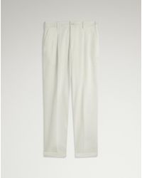 dunhill - Herren Luxury Chinohose Aus Elastischem Baumwolltwill Mit Doppelter Bundfalte - Lyst