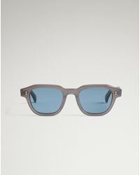 dunhill - Luxury Heritage Hobnail Acetate Rectangular Frame Sunglasses - Lyst
