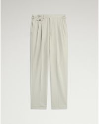 dunhill - Herren Luxury Hose Mit Doppelter Bundfalte Aus Baumwolle Und Seide - Lyst