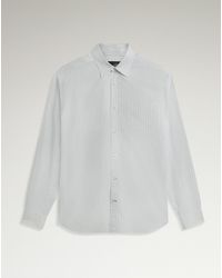 dunhill - Luxury Cotton Bengal Stripe Long Sleeve Point Collar Shirt - Lyst