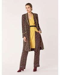 Diane von Furstenberg Valeria Stretch-georgette Smoking Jacket - Black