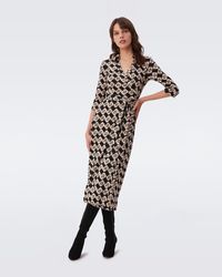 Diane von Furstenberg - Abigail Silk Jersey Midi Wrap Dress By Diane Von Furstenberg - Lyst