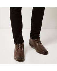 river island chukka boots