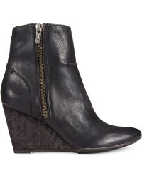 frye regina wedge bootie