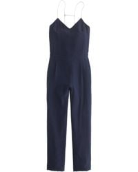 j crew navy jumpsuit