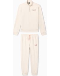 EA7 - Visibility Pure Cotton Tracksuit - Lyst