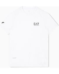 EA7 - Breathable Technical Fabric Ventus7 Shirt Tennis Pro - Lyst
