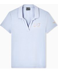 EA7 - Evolution Short-Sleeved Polo Shirt - Lyst