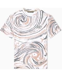 EA7 - Tennis Pro Print T-Shirt - Lyst