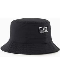 EA7 - Asv Recycled Fabric Cloche Hat - Lyst