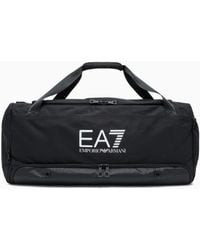 EA7 - Sporttasche Mit Großem Logo Und Schuhfach Logo Series - Lyst