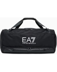 EA7 - Train Core Large Gym Bag With Oversized Logo - Lyst
