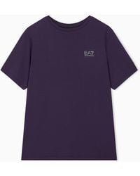 EA7 - Regular Fit T-Shirt Natural Ventus 7 - Lyst