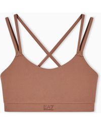 EA7 - Light-Support Sports Bra Fullness - Lyst