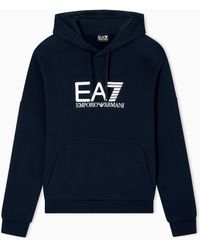 EA7 - Felpa Con Cappuccio Visibility - Lyst