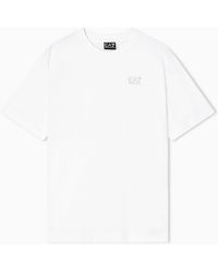 EA7 - T-Shirt Logo Series Oversize - Lyst