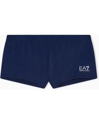 EA7 - Costume Bagno Slip Con Coulisse - Lyst
