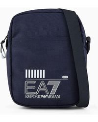 EA7 - Train Core Small Recycled Fabric Shoulder Bag - Lyst