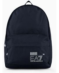 EA7 - Recycled Fabric Train Core Backpack Asv - Lyst