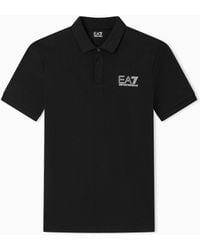 EA7 - Visibility Cotton Jersey T-Shirt - Lyst