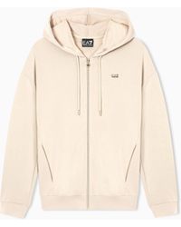 EA7 - Core Lady Hooded Sweatshirt - Lyst