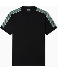EA7 - Logo Series Boy Cotton T-Shirt - Lyst