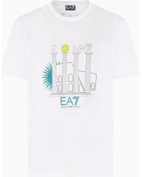 EA7 - Internazionali Bnl D'Italia T-Shirt Girocollo - Lyst