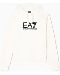 EA7 - Felpa Con Cappuccio Visibility - Lyst