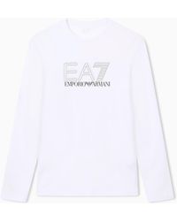 EA7 - Visibility Long-Sleeved T-Shirt - Lyst