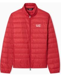 EA7 - Core Identity Packable Down Jacket - Lyst
