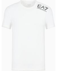 EA7 - T-shirt Dynamic Athlete In Tessuto Tecnico Vigor7 - Lyst