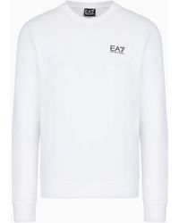 EA7 - Core Identity Sweatshirt Mit Rundhalsausschnitt - Lyst