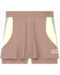 EA7 - Skirt Tennis Pro Slim Fit Technical Jersey Ventus7 - Lyst