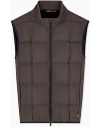EA7 - Vest Golf Pro Regular Fit Light Padded With Down Padding - Lyst