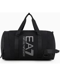 EA7 - Duffel Bag With Oversized Logo - Lyst