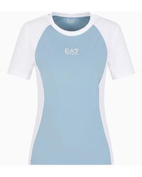 EA7 - Tennis Pro T-shirt In Asv Ventus7 Technical Fabric - Lyst