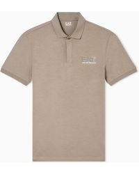 EA7 - Visibility Cotton Jersey T-Shirt - Lyst