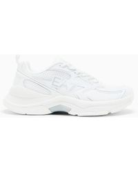 EA7 - Sneaker Predator Aus Leder Und Mesh Mit Gummisohle - Lyst