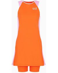 EA7 - Tennis Pro Dress In Asv Ventus7 Technical Fabric - Lyst