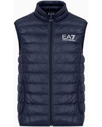 EA7 - Gilet Packable Core Identity - Lyst