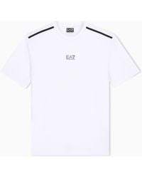 EA7 - T-Shirt Natural Ventus 7 - Lyst