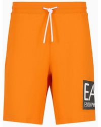 EA7 - Cotton Visibility Board Shorts - Lyst