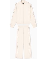 EA7 - Logo Series Stretch Modal Blend Tracksuit - Lyst
