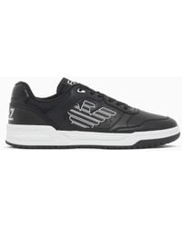 EA7 - Sneakers Mesh And Rubber Sole - Lyst