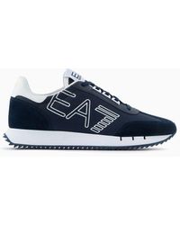 EA7 - Sneakers Black And White Vintage - Lyst